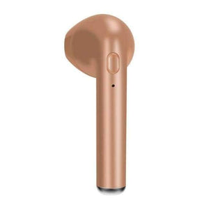 Planet Gates single- gold Wireless Earbuds Handsfree Headphone I7 Bluetooth Earphone In Ear Buds for Earpods IOS Xiaomi All Mobile Phones