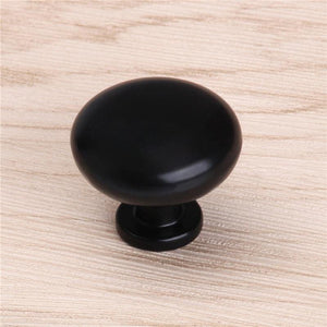 Black Durable Aluminum Alloy 96/128mm Single Hole Door Handle for Furniture Drawer Kitchen Cupboard Cabinet Drawer Pull Knobs