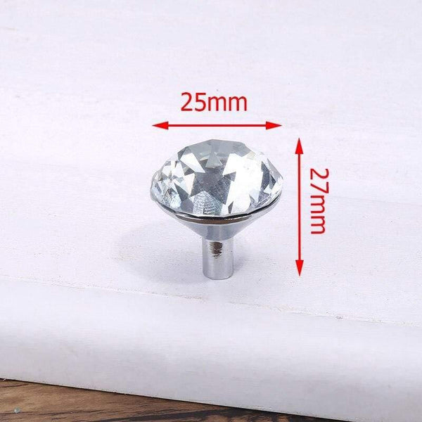 Luxury Diamond Crystal Handles Shoe Box Cabinet Handles Closet Door  Drawer Knobs Wardrobe Pulls Pullers With Screws Hardware