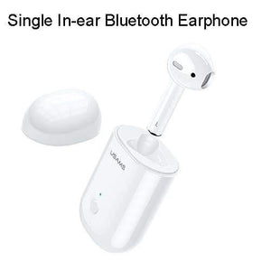 Planet Gates Single in-ear earpho TWS Wireless Bluetooth Earphone headset for iPhone Xs Max XR 7 8,USAMS Bluetooth Headphones for Samsung Xiaomi with Charging Box