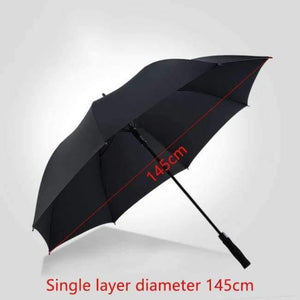 Planet Gates single layer black / Germany Golf umbrella men strong windproof Semi automatic long umbrella large man and women's Business umbrellas mens Custom logo