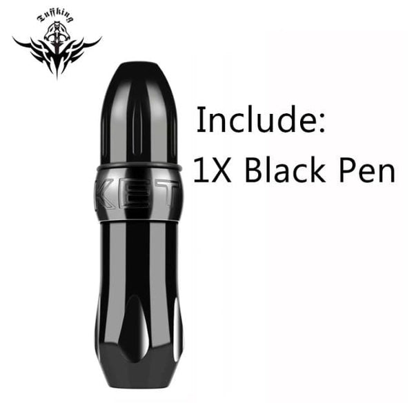 Planet Gates Single pen black Professional Rotary Tattoo Machine Swiss Motor Pen Permanent Makeup Tattoo Machine Sets Tattoo Power Strong Quiet Motor Supply