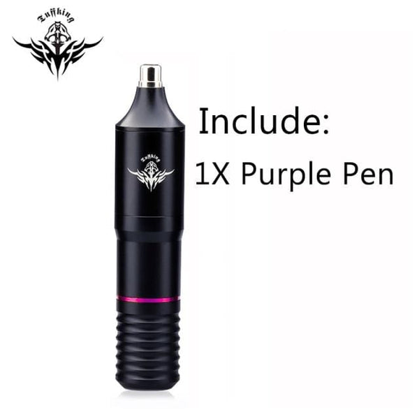 Planet Gates Single pen purple Professional Tattoo Machine Kit Complete Rotary Pen Set Tattoo Cartridge Needles For Permanent Makeup Eyebrow Tattoo Body Artist