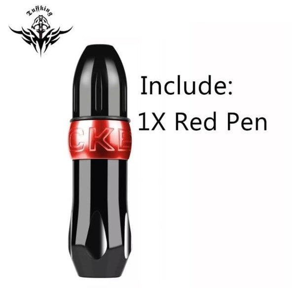 Planet Gates Single pen red Professional Rotary Tattoo Machine Swiss Motor Pen Permanent Makeup Tattoo Machine Sets Tattoo Power Strong Quiet Motor Supply