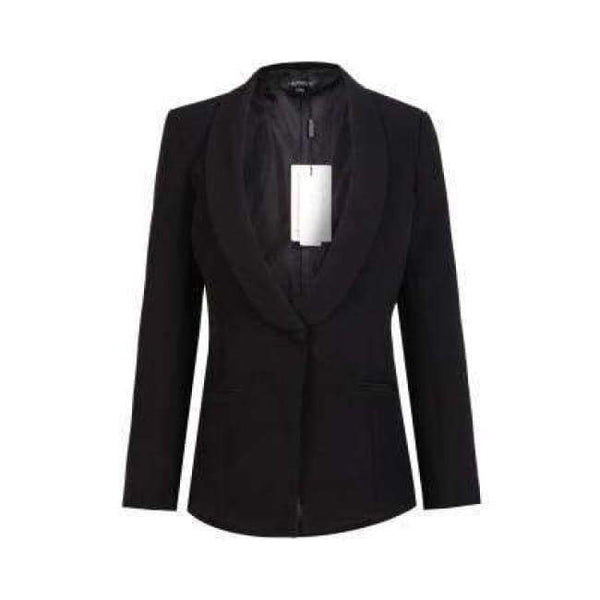 Planet Gates single top / S Black Office pants Suit set  Female Casual Slim Elegant Women's Suits Coat V Neck Sexy Chic Set Suit Blazer or pants