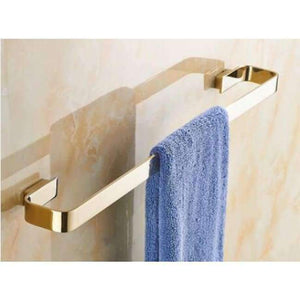Planet Gates single towel bar 1 Newly Brass Bathroom Accessories Set, Gold Square Toilet Brush Holder,Paper Holder,Towel Bar,Towel Holder, bathroom Hardware set