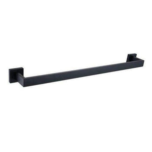 Planet Gates Single Towel Bar Bathroom Hardware Set Black Robe Hook Towel Rail Bar Rack Bar Shelf Tissue Paper Holder Toothbrush Holder Bathroom Accessories