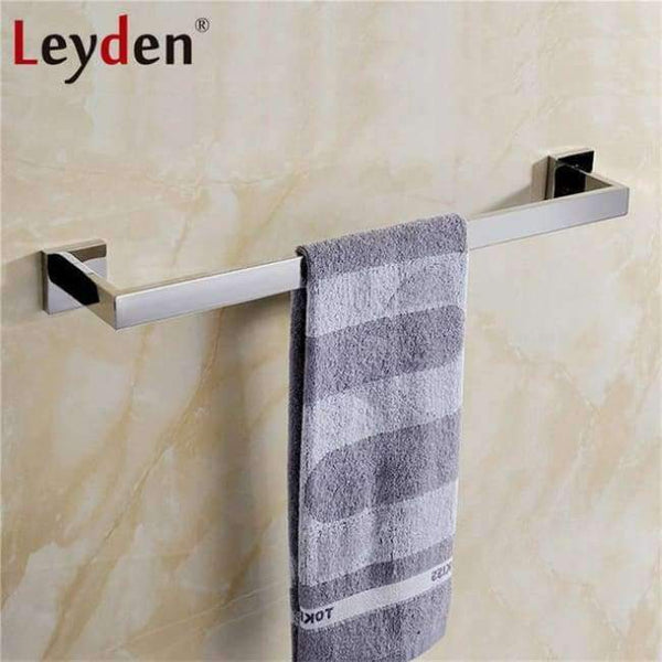 Planet Gates Single Towel Bar Leyden SUS 304 Stainless Steel Bathroom Hardware Set Chrome Polished Paper Holder Towel Bar Robe Hook Bathroom Accessories Bath