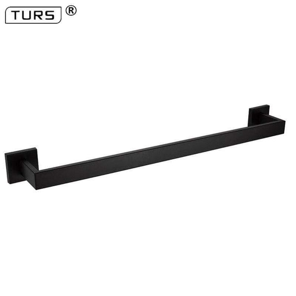 Planet Gates Single Towel Bar Stainless Steel Bathroom Hardware Set Black Matte Paper Holder Toothbrush Holder Towel Bar Bathroom Accessories