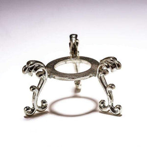 Planet Gates siver 1pcs Ball Stand Metal Gold-plated Display Holder Rack Support Base For Soccer Volleyball Basketball Football Home Decor Ornament