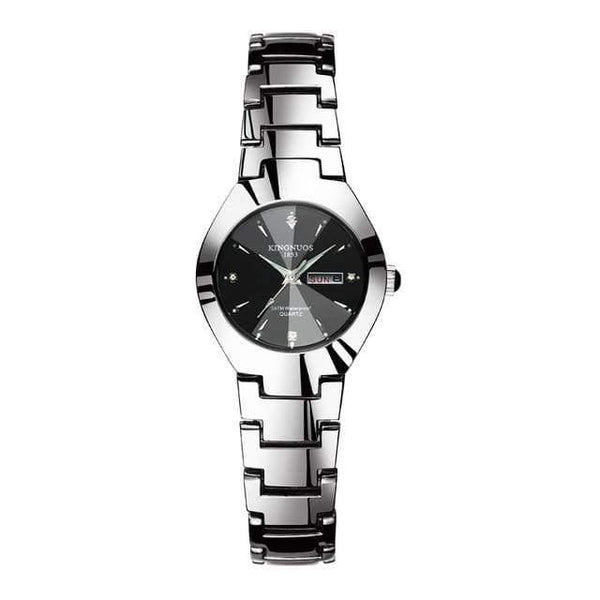 Planet Gates siver black women Lovers Watch Women Fashion Calendar Luminous Watches Men Casual Waterproof Quartz Wristwatches Unisex