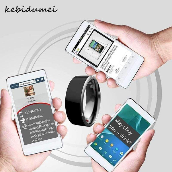 Planet Gates Size 10 / R3 kebidumei Smart Ring Wear Jakcom R3 R3F Timer2 (MJ02) New technology Magic Finger NFC Ring For Android Windows NFC Mobile Phone