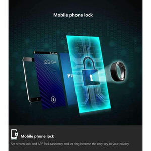Planet Gates Size 7Q / MJ02 Black NFC Smart Finger Ring waterproof/dust-proof For Sony LG Samsung iphone HTC Android Mobile Phone Wear Magic Jakcom Smart Ring R3