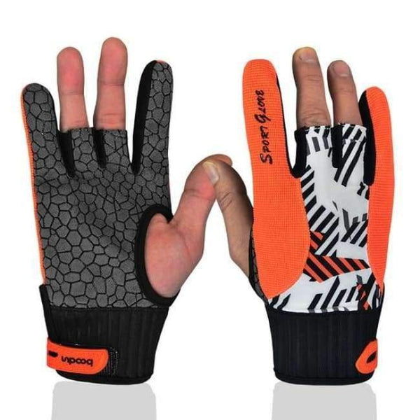 Planet Gates Size L 1 Promotion Professional Anti-skid Bowling Bloves Comfortable Accessories Semi-finger Instruments Sports Gloves Mittens For