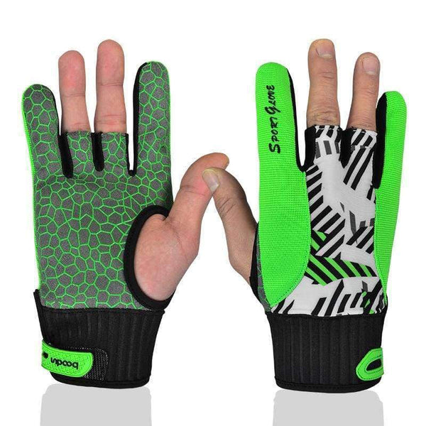 Planet Gates Size M Promotion Professional Anti-skid Bowling Bloves Comfortable Accessories Semi-finger Instruments Sports Gloves Mittens For
