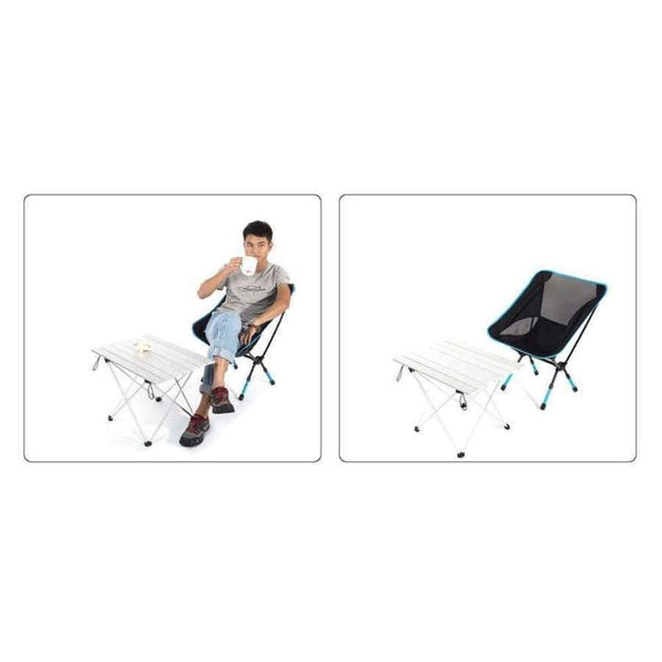 Planet Gates size S Foldable Table Desk Sheet Camping Kit Desk Outdoor Camping Stable Portable Mini BBQ Picnic Lightweight Anti-Skid Rectangle Table