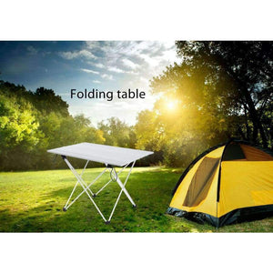 Planet Gates size S Table Desk Sheet Camping Kit Desk Outdoor Camping Stable Portable Mini BBQ Picnic Lightweight Anti-Skid Rectangle Table