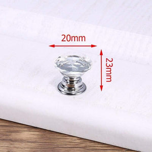 Luxury Diamond Crystal Handles Shoe Box Cabinet Handles Closet Door  Drawer Knobs Wardrobe Pulls Pullers With Screws Hardware