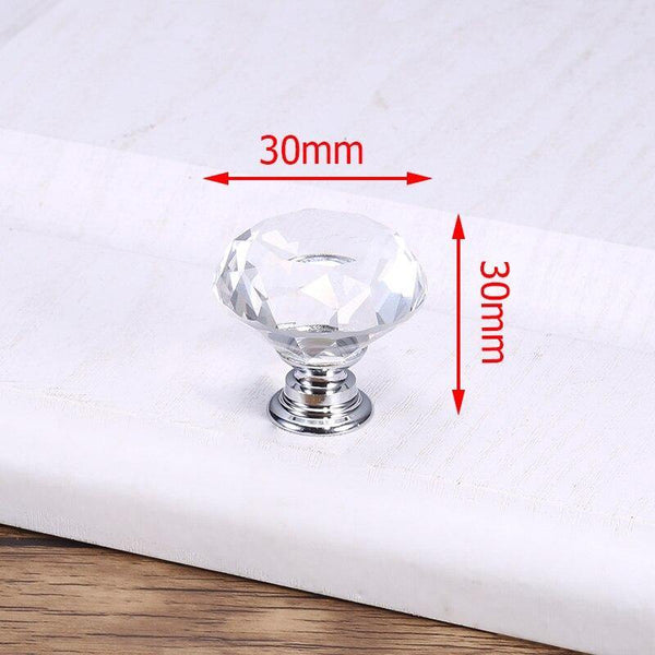Luxury Diamond Crystal Handles Shoe Box Cabinet Handles Closet Door  Drawer Knobs Wardrobe Pulls Pullers With Screws Hardware