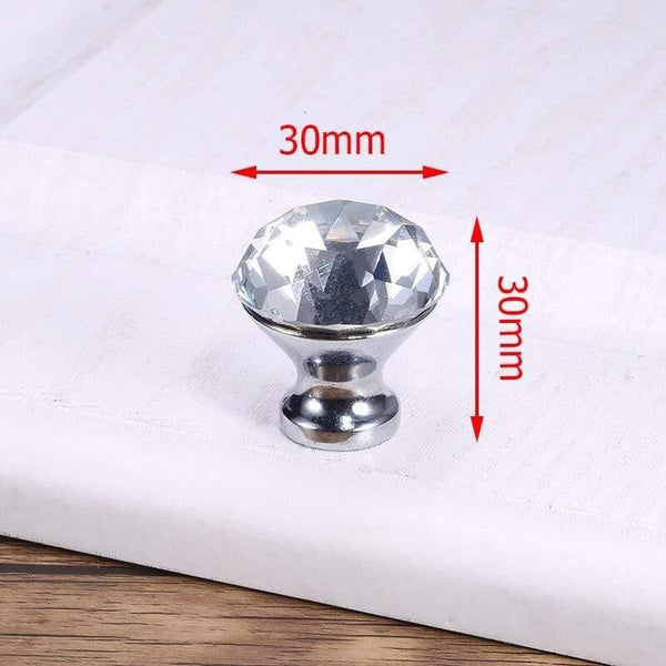 Luxury Diamond Crystal Handles Shoe Box Cabinet Handles Closet Door  Drawer Knobs Wardrobe Pulls Pullers With Screws Hardware