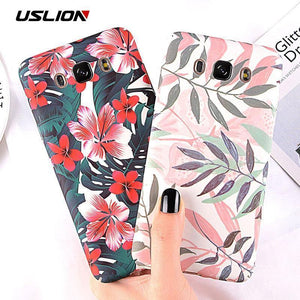 Planet Gates SJ3268 / for A3 2016 A310 USLION Case for Samsung Galaxy A8 A6 A7 A5 A3 J7 J5 J3 J2 Prime Flower Phone Cover Cases For Samsung Note 9 8 S9 S8 Plus S7 Edge
