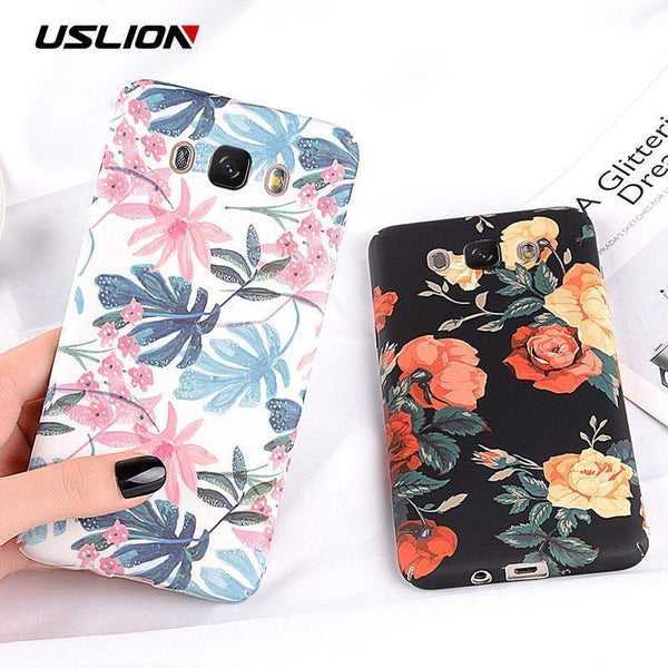 Planet Gates SJ3268 / for A3 2016 A310 USLION Case for Samsung Galaxy A8 A6 A7 A5 A3 J7 J5 J3 J2 Prime Flower Phone Cover Cases For Samsung Note 9 8 S9 S8 Plus S7 Edge
