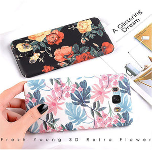 Planet Gates SJ3268 / for A3 2016 A310 USLION Case for Samsung Galaxy A8 A6 A7 A5 A3 J7 J5 J3 J2 Prime Flower Phone Cover Cases For Samsung Note 9 8 S9 S8 Plus S7 Edge