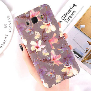 Planet Gates SJ3268 / for A3 2016 A310 USLION Case for Samsung Galaxy A8 A6 A7 A5 A3 J7 J5 J3 J2 Prime Flower Phone Cover Cases For Samsung Note 9 8 S9 S8 Plus S7 Edge