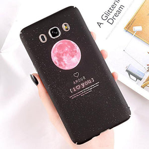 Planet Gates SJ4163 / for A5 2016 A510 USLION Flower Phone Case for Samsung Galaxy S9 S8 Plus S7 Edge Note 9 8 A8 A6 A7 A5 A3 J7 J5 J3 J2 Prime Cover Hard PC Cases
