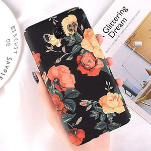 Planet Gates SJ4324 / for A3 2016 A310 USLION Case for Samsung Galaxy A8 A6 A7 A5 A3 J7 J5 J3 J2 Prime Flower Phone Cover Cases For Samsung Note 9 8 S9 S8 Plus S7 Edge