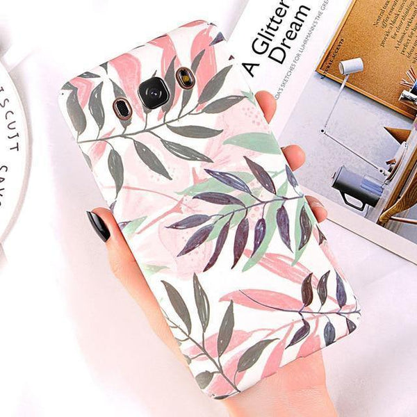 Planet Gates SJ5609 / for A3 2016 A310 USLION Case for Samsung Galaxy A8 A6 A7 A5 A3 J7 J5 J3 J2 Prime Flower Phone Cover Cases For Samsung Note 9 8 S9 S8 Plus S7 Edge