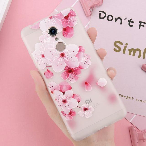 Planet Gates SJ5619 / For Xiaomi A1 USLION 3D Flower Phone Case For Xiaomi POCOPHONE F1 8 8 SE 6 6X Mix 2 Redmi 6 6 Pro 4X 5A 4 5 Plus Note 4 5 4X 5A Soft TPU Cover