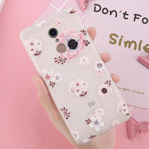 Planet Gates SJ5620 / For Xiaomi 6 USLION 3D Flower Phone Case For Xiaomi POCOPHONE F1 8 8 SE 6 6X Mix 2 Redmi 6 6 Pro 4X 5A 4 5 Plus Note 4 5 4X 5A Soft TPU Cover