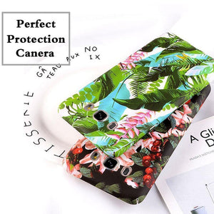 Planet Gates SJ9138 / for A5 2016 A510 USLION Flower Phone Case for Samsung Galaxy S9 S8 Plus S7 Edge Note 9 8 A8 A6 A7 A5 A3 J7 J5 J3 J2 Prime Cover Hard PC Cases
