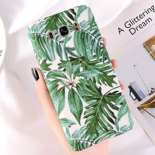 Planet Gates SJ9138 / for A5 2016 A510 USLION Flower Phone Case for Samsung Galaxy S9 S8 Plus S7 Edge Note 9 8 A8 A6 A7 A5 A3 J7 J5 J3 J2 Prime Cover Hard PC Cases