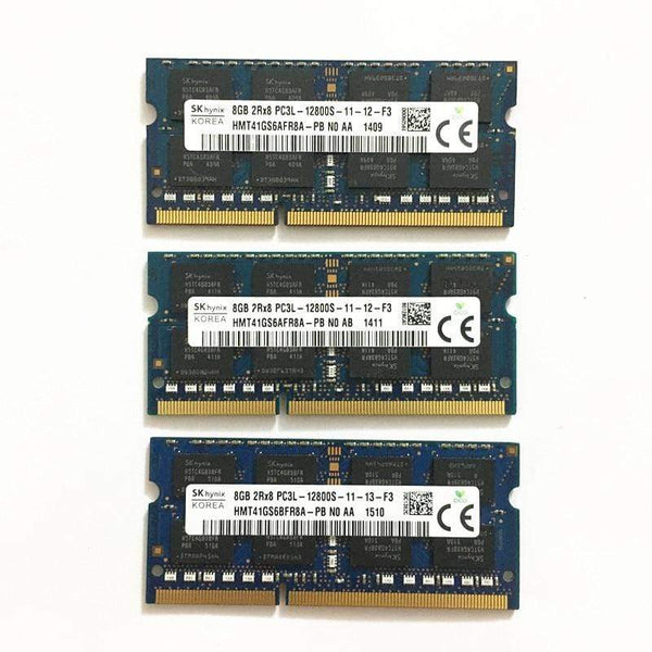 Planet Gates Sk hynix DDR3 RAMS 8GB 2RX8 PC3L-12800S DDR3 1600MHz 1.35V 8GB LAPTOP MEMORY ddr3