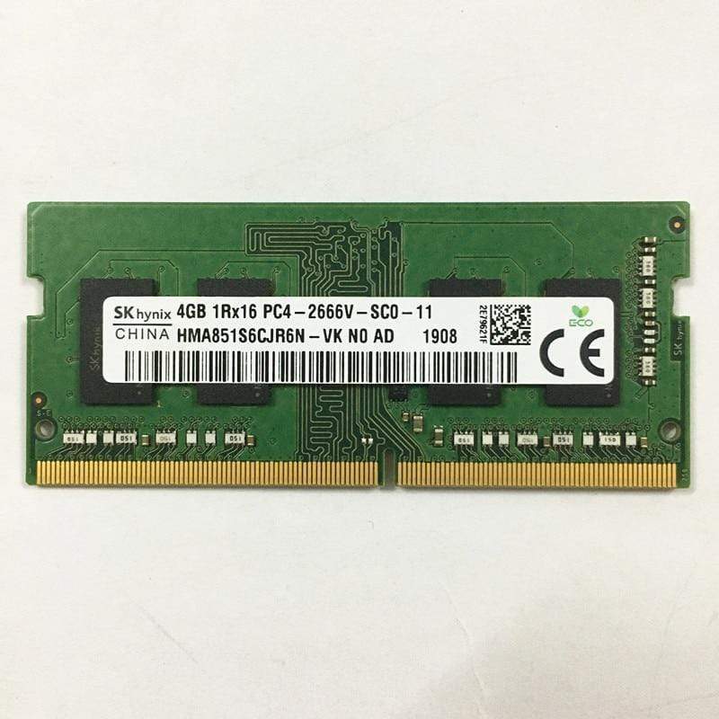 Planet Gates SK hynix RAMS DDR4 4GB 2666MHz  4GB 1Rx16 PC4-2666V-SC0-11 DDR4 4GB laptop memory