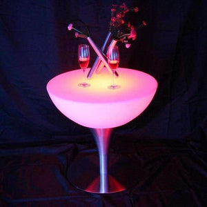 Planet Gates SK-LF18 (D60*H56cm)  Led Bar Furniture Illuminous Glowing Coffee Bar Table with 24 keys remote control For Party Event 2pcs/Lot