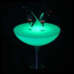 Planet Gates SK-LF18 (D60*H56cm)  Led Bar Furniture Illuminous Glowing Coffee Bar Table with 24 keys remote control For Party Event 2pcs/Lot