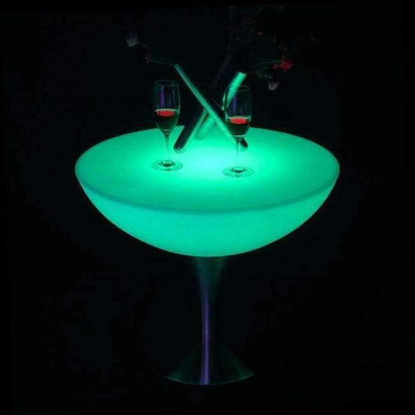 Planet Gates SK-LF18 (D60*H56cm)  Led Bar Furniture Illuminous Glowing Coffee Bar Table with 24 keys remote control For Party Event 2pcs/Lot