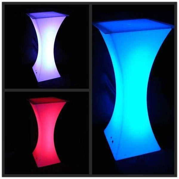 Planet Gates SK-LF24 (L60*W60*H110cm) High Top Coffee Bar Tables / LED Bar Furniture/ Glowing Light up Bar Furniture free shipping 1pc