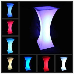 Planet Gates SK-LF24 (L60*W60*H110cm) High Top Coffee Bar Tables / LED Bar Furniture/ Glowing Light up Bar Furniture free shipping 1pc