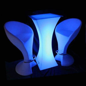 Planet Gates SK-LF24 (L60*W60*H110cm) High Top Coffee Bar Tables / LED Bar Furniture/ Glowing Light up Bar Furniture free shipping 1pc