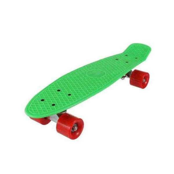 Four-Wheel 22 Inches Mini Cruiser Skateboard Street Long Skate Board Outdoor Sports For Adult Or Children - Sk021Green / China