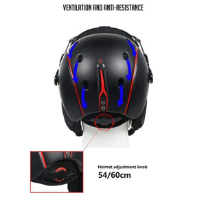 Planet Gates Skateboard Ski Snowboard Helmet ski goggles Integrally-molded Ultralight Breathable Ski Helmet