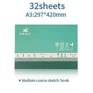 Planet Gates sketch book A3 1 Pcs Professional Watercolor/Sketch Paper 16/32Sheets Hand Painted Water-soluble Book Creative Office School Art Supplies