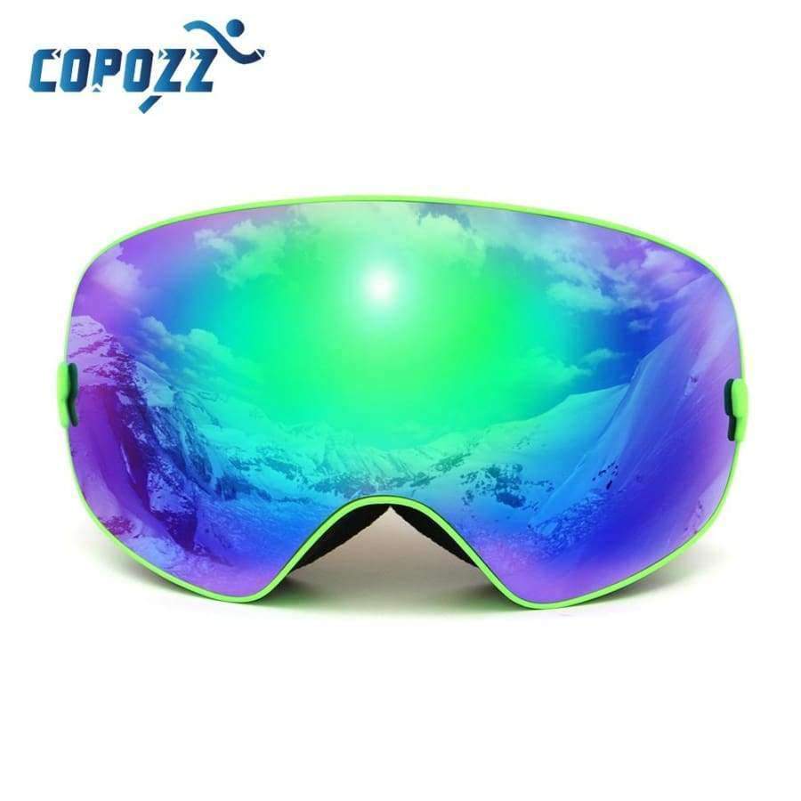 Planet Gates Ski Goggles Double Lens UV400 Anti Fog Unisex Snowboard Ski Glasses With Night Vision Ski Lens Snow Eyewear Adult