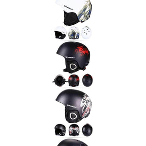 Planet Gates Ski Helmet Ultralight CE Certification Integrally-molded Breathable Skateboard Ski Snowboard Helmet Size S/M/L/XL