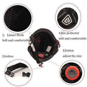 Planet Gates Ski Helmet Ultralight Women ABS+EPS CE EN-1077 Skiing Helmet Adult Outdoor Sports Skateboard Snowboard Helmet Men