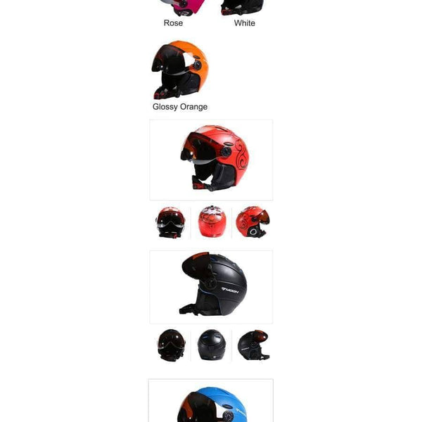 Planet Gates Skiing Helmet Integrally-molded PC+EPS CE Certificate Adult Ski Helmet Outdoor Sports Snowboard/Skateboard Helmet